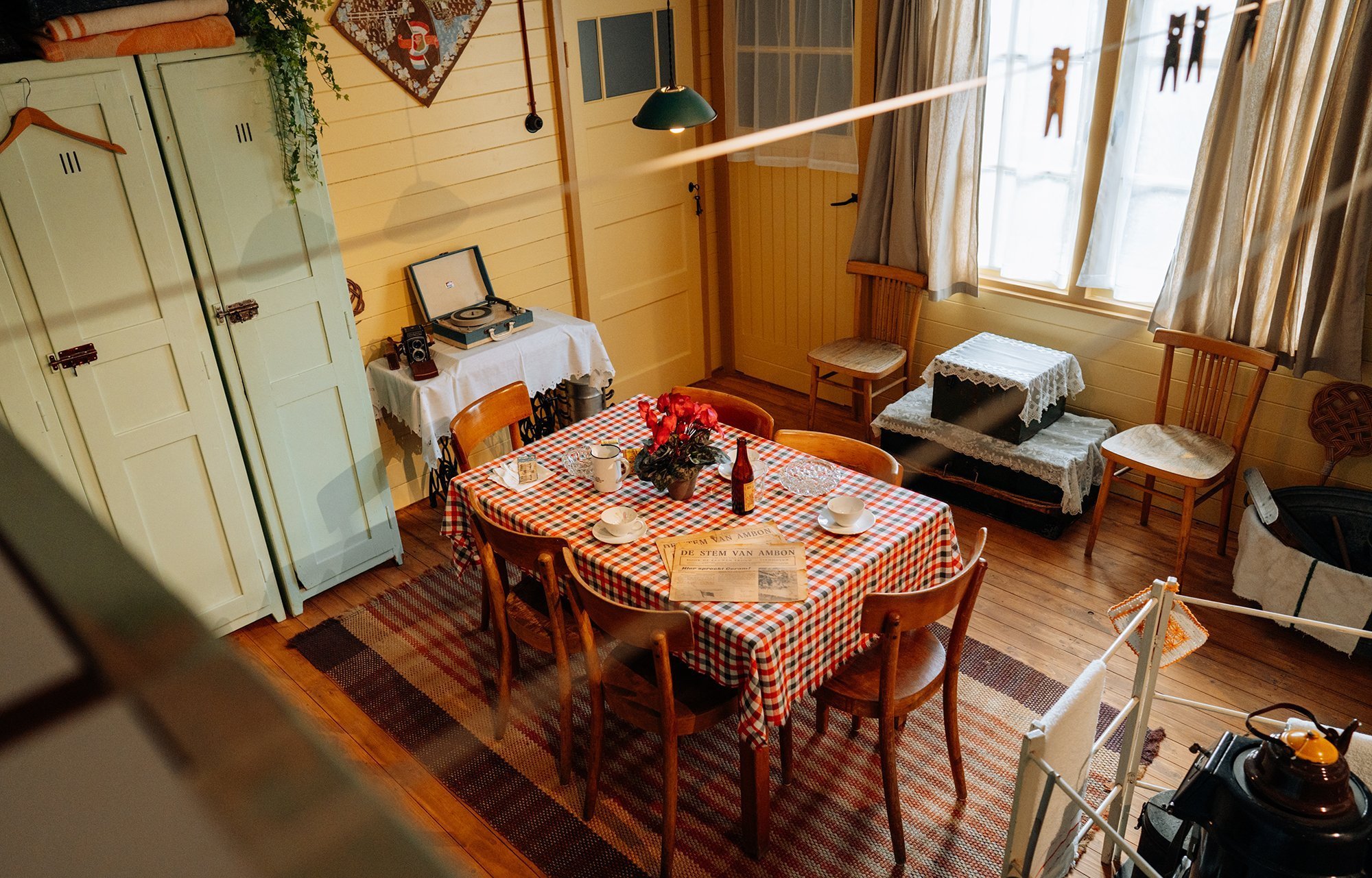 Molukse barak - nieuwe inrichting woongedeelte