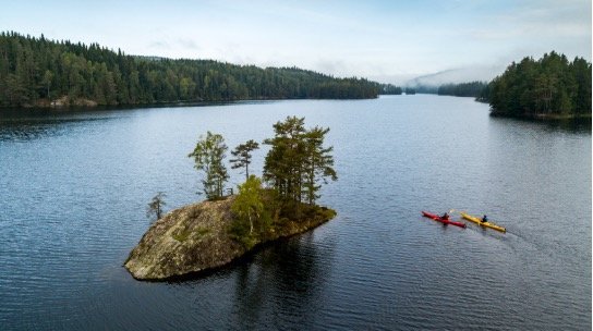 Dalsland staat bekend om zijn bossen, meren en outdooractiviteiten. Credit: Henrik Trygg/Westsweden.com