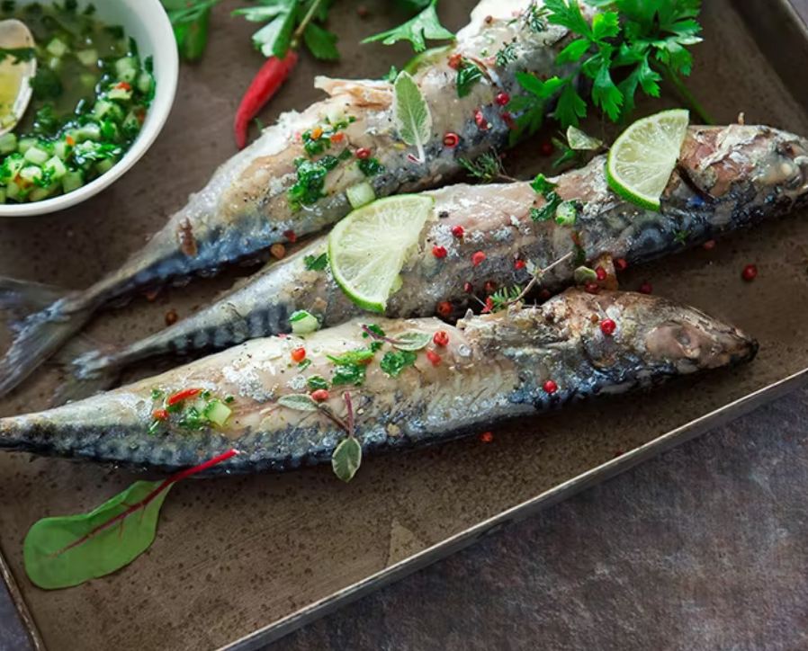 Gegrilde makreel