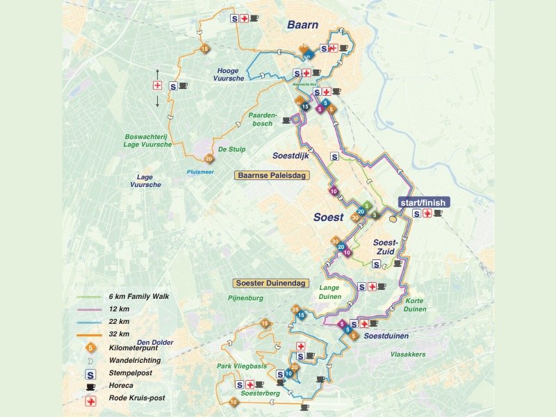 routes door de natuur