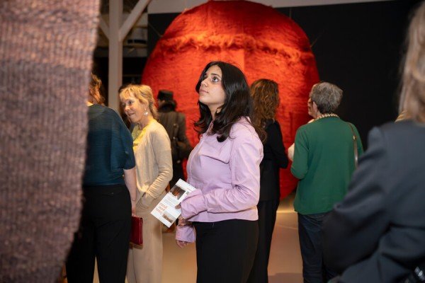 Zaalfoto'Everything is made of fiber'. Foto: Patty van den Elshout