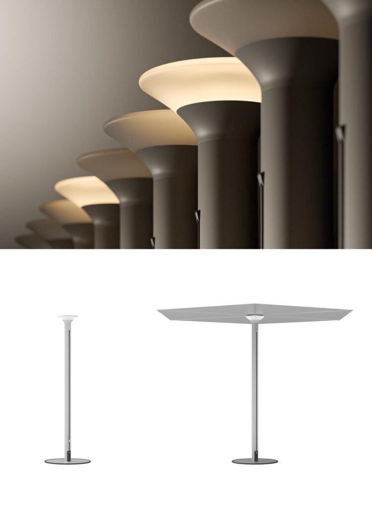 Anamon parasol met ingebouwde verlichting