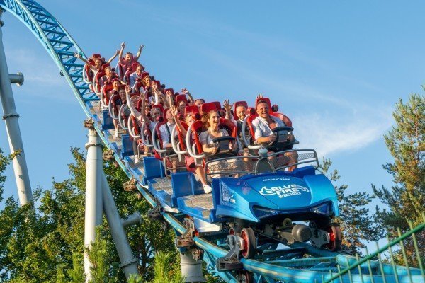 blue fire Megacoaster