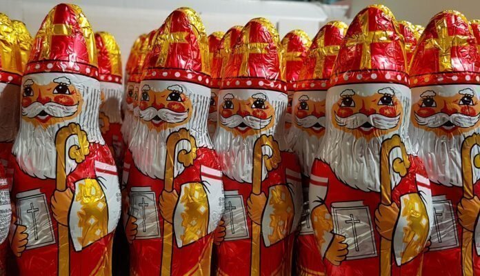 De echte man viert Sinterklaas als een baas