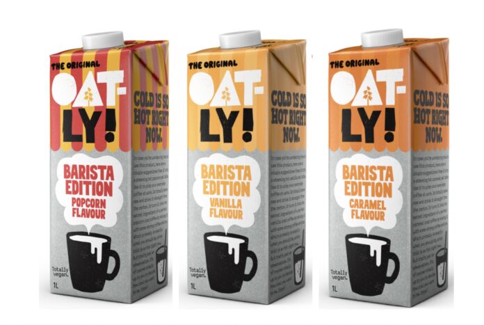 Popcorn in je glas: Oatly barista popcorn flavour
