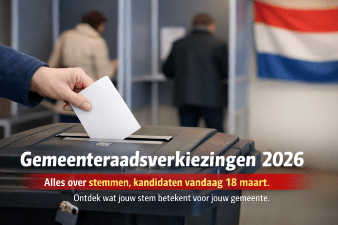 Gemeenteraadsverkiezingen 2026: dit gebeurt vandaag