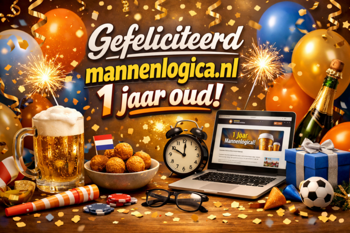 Gefeliciteerd mannenlogica.nl 1 jaar oud