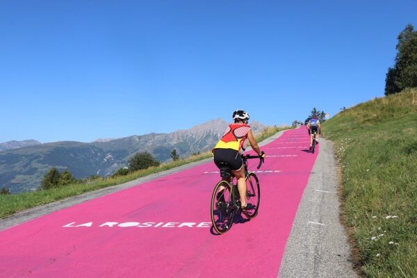 Wielrennen in en rond La Rosière