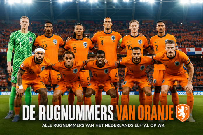 Rugnummers Nederlands elftal op WK uitgelegd