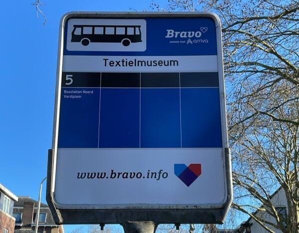 Halte TextielMuseum. Credits: TextielMuseum