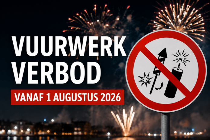 Vuurwerkverbod vanaf 1 augustus 2026 uitgelegd