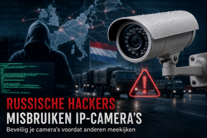Russische hackers misbruiken onbeveiligde IP-camera’s