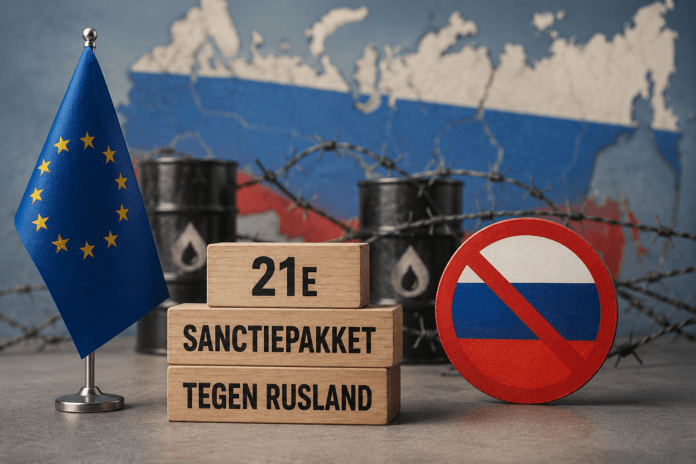 EU neemt 21e sanctiepakket tegen Rusland aan