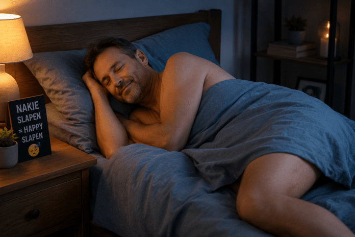 Slapen in je nakie: goed voor je nachtrust?