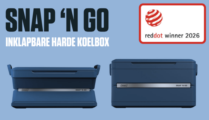 De inklapbare Snap'n Go-koelbox wint de Red Dot Award