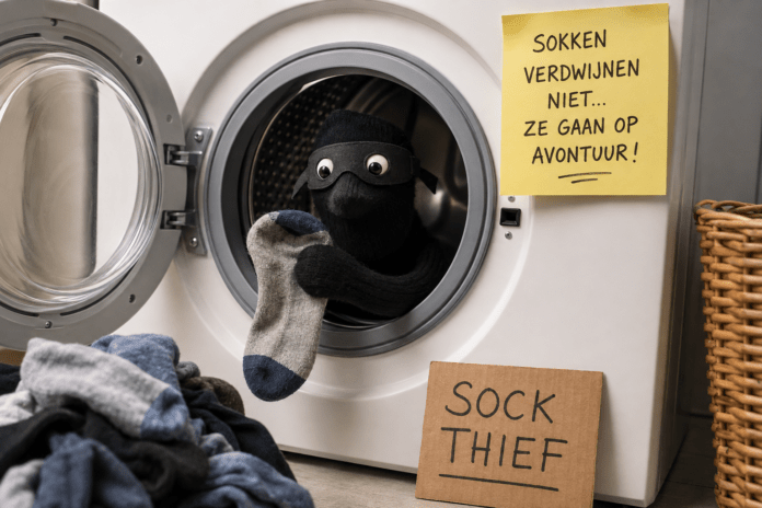 Sokken verdwijnen in de was: het mysterie opgelost