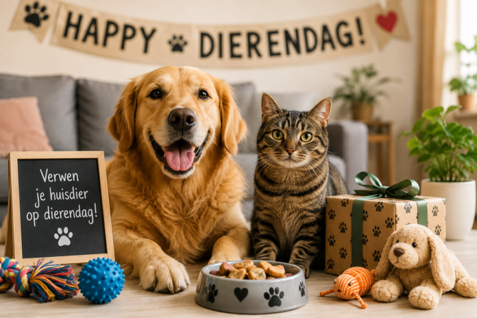 Verwen je huisdier op dierendag