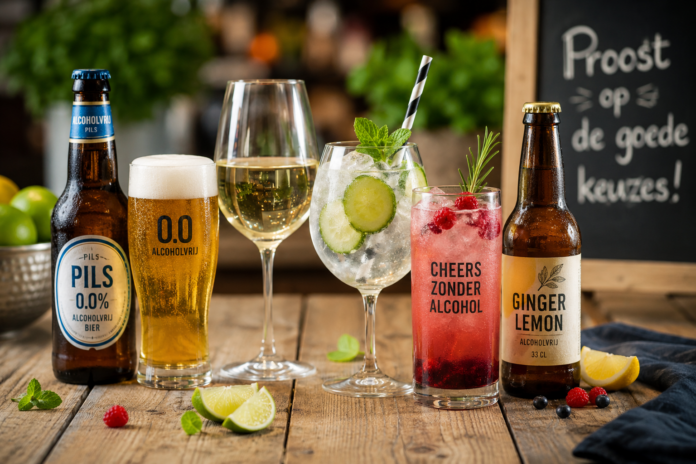 Alcoholvrije dranken: steeds meer smaak, steeds minder alcohol