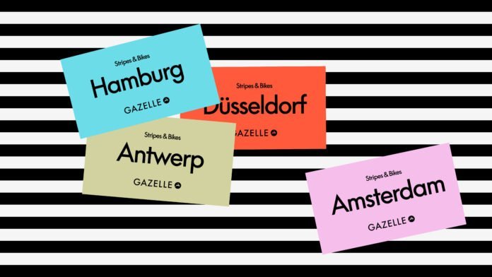 Gazelle brengt internationale Stripes & Bikes Tour